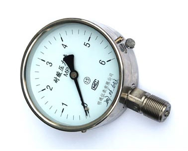 YTS-100、150耐酸压力表